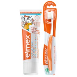 Elmex 0-6-12岁儿童含氟防蛀牙龋齿牙膏套装
