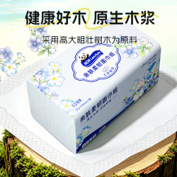 蓝漂 萌宠大包抽纸纸巾 6层 528张*5包
