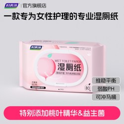 妇炎洁 桃叶益生菌湿厕纸 10片*1包