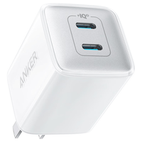 Anker 安克 A2038 手机充电器 双Type-C 40W 白色