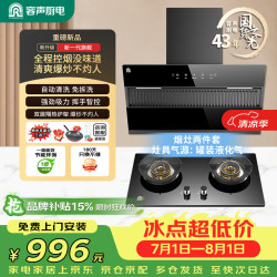 容声 抽油烟机燃气灶烟灶两件套装侧吸式油烟机家用22m³大吸力自动清洁 CXW-288-Q9+JZY-RLB10Y 液化气