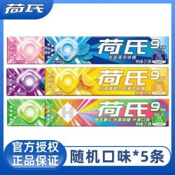 荷氏 薄荷糖 蓝莓水果糖 27.9g*5条