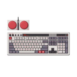 八位堂 Retro108机械键盘复古游戏办公通用三模无线蓝牙PC电脑安卓