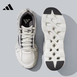 adidas 男鞋夏季CLIMACOOL清风鞋网面跑步鞋透气轻便舒适运动鞋42 矾土棕/char炭灰/淡芝麻土 淡灰