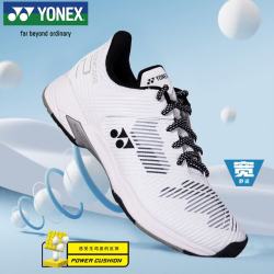 YONEX 男女网羽运动鞋耐磨减震羽毛球鞋SHTS2WEX白41码 白色
