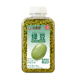 父亲河 东北绿豆 430g×2罐 笨绿豆 煮汤粥 冰沙 试吃