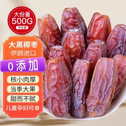 零食宅域 大黑椰枣 500g 椰枣500g*1