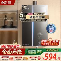 志高 燃气热水器12升 ECO节能 变频风机 低水压启动