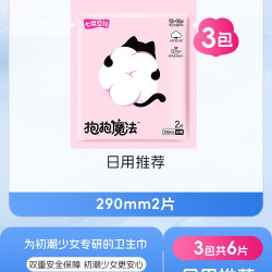 七度空间 抱抱魔法日用加长卫生巾290mm6片