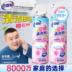 老管家 空调清洗剂 祛味除菌 500ml*2瓶 樱花清香