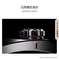 华为 WATCH GT 5 Pro 智能手表 46mm 曜石黑 黑色氟橡胶表带