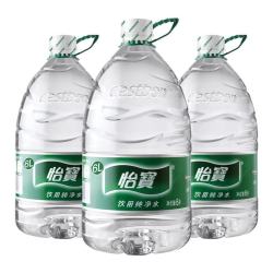 怡宝 饮用水 纯净水6L*3桶装水 整箱装