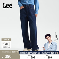 Lee 经典直筒五袋款女保暖显瘦牛仔裤