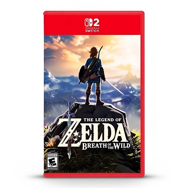 任天堂 香港直邮任天堂Switch2游戏卡NS2塞尔达传说荒野之息旷野中文