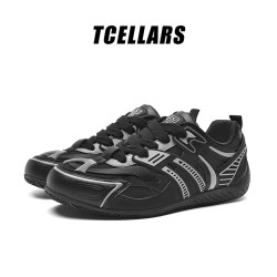Tcellars 京东直采 德训鞋 轻奢新款 运动休闲鞋 银驰黑