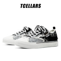 Tcellars 京东直采 新款潮流百搭帆布鞋透气舒适休闲鞋