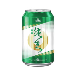 珠江啤酒 纯生啤酒 330mL*24罐