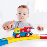 Hape 彩虹火车头 电动火车头玩具