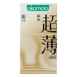 冈本 避孕套 超薄超润无感 &16片 男女用安全套 &套成人情趣计生用品 