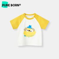 pureborn [短袖合集]博睿恩男女宝宝t恤短袖春夏款儿童衣服可爱卡通透气a类