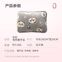 彩虹 反季促销 暖手宝热水袋电热暖手宝双插手暖水袋充电暖手暖脚暖身水电隔离 萌趣熊猫
