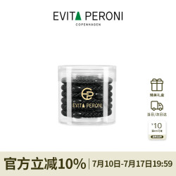 依慧达 粗款头绳高弹皮筋发圈高马尾发绳发饰 经典黑(6根装)