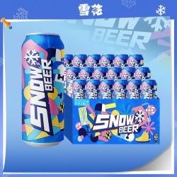 雪花 啤酒 10度 500ml*18听