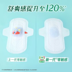 乐而雅 零触感特薄绵柔护翼型日用卫生巾护垫65片