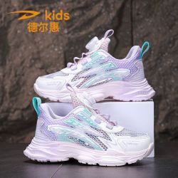 德尔惠 2026夏季新款女童潮流百搭运动鞋子单网透气轻便户外跑步鞋