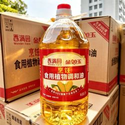香满园 烹饪食用植物调和油5L*1含非转基因玉米家用炒菜食用植物油