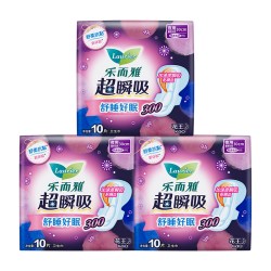 乐而雅 花王乐而雅超瞬吸熟睡夜用卫生巾30cm30片护翼型女姨妈巾