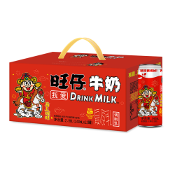 旺旺 马年限定 旺仔牛奶复原乳 240ml*12罐