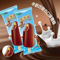 40支蒙牛蒙牛圈牛奶巧克力味雪糕脆皮双层蛋圈冰淇淋整箱