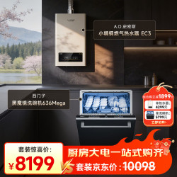 A.O.SMITH 16EC3燃气水器+西门子黑魔镜636Mega洗碗机