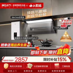 名气 价保618 老板出品顶侧双吸28大吸力抽油烟机