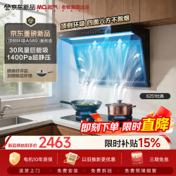 名气 老板出品顶侧双吸环吸30大吸力自清洁抽吸排油烟机搭定时灶6251