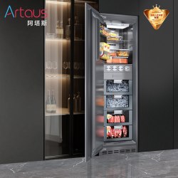 Artaus TK528s 全嵌入式底部散热 222L 对开门冰箱