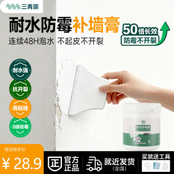 三青 防霉补墙膏抗菌防水白墙面修复腻子膏墙皮脱落修补膏600G