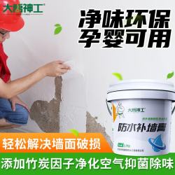 大禹神工 补墙膏白色墙面修复修补腻子膏防水防霉去污腻子粉墙皮脱落掉粉
