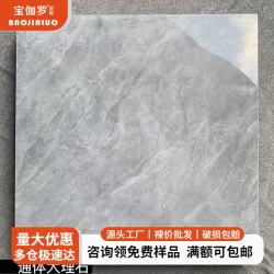 宝伽罗 通体大理石瓷砖 客厅地板砖室内地砖灰色系磁砖 800x800  优等通体-1 【