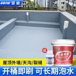 坚能 屋顶防水补漏材料耐高温防晒楼顶防漏涂料裂缝漏水防水胶补漏王