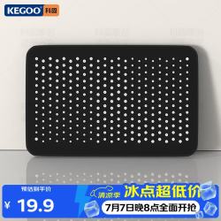 科固 花洒顶喷增压大淋浴喷头方形黑色 浴室沐浴洗澡卫浴通用顶喷K4107