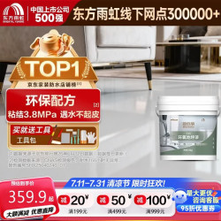 东方雨虹 雨虹防水墙倍丽环氧地坪漆 水泥地家用耐磨车间工厂房油漆 10kg套装杏子灰