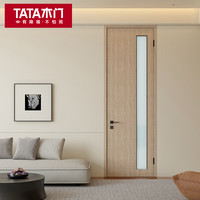 TATA木门 TATA 木门 JD001B 卫生间门 2200mm高 900mm宽 木纹 单开门