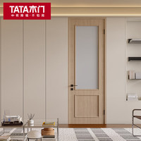 TATA木门 TATA 木门 JD301B 免漆木纹单开门 高2200mm宽900mm
