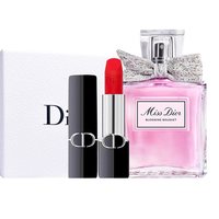 Dior 礼盒七夕节礼物花漾甜心淡香水蓝金口红套装