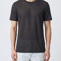 THOM BROWNE Viscose T-Shirt 涤纶材质