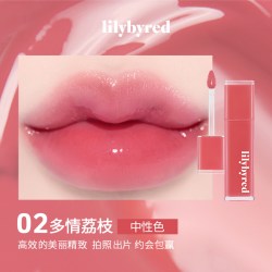 lilybyred 蜜光果汁唇釉显色口红清透水光韩国美容修饰自然持久
