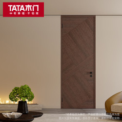 TATA木门 TATA 木门 PH008 简约室内油漆木门 2200mm*900mm 木皮 单开门