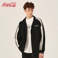 百亿补贴：可口可乐 运动情侣卫衣 男加绒款休闲宽松夹克外套
